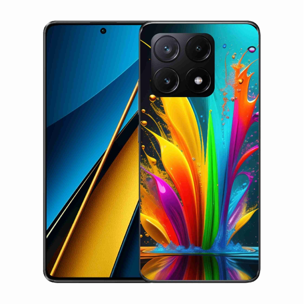 Gelový kryt mmCase na Xiaomi Poco X6 Pro 5G - abstraktní motiv 1