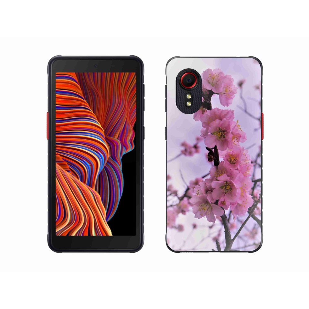 Gelový kryt mmCase na Samsung Galaxy Xcover 5 - květiny 7