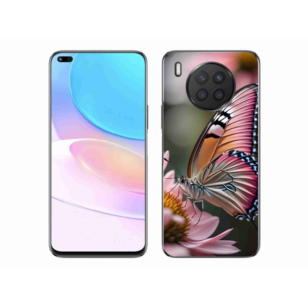 Gelový kryt mmCase na Honor 50 Lite - barevný motýl