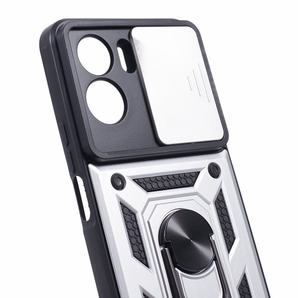 Slide odolný kryt na Honor 90 Lite - stříbrný