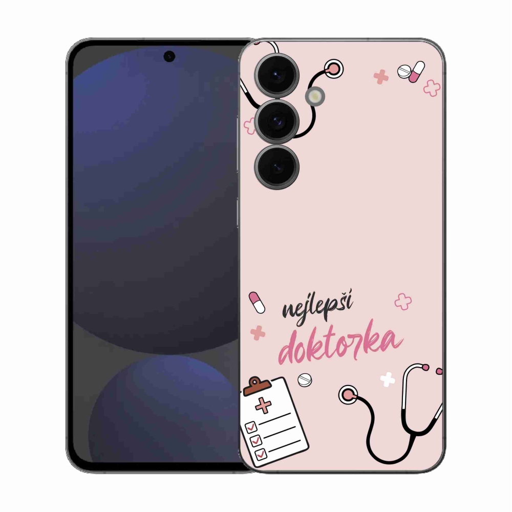 Gelový kryt mmCase na Samsung Galaxy S25 FE - nejlepší doktorka