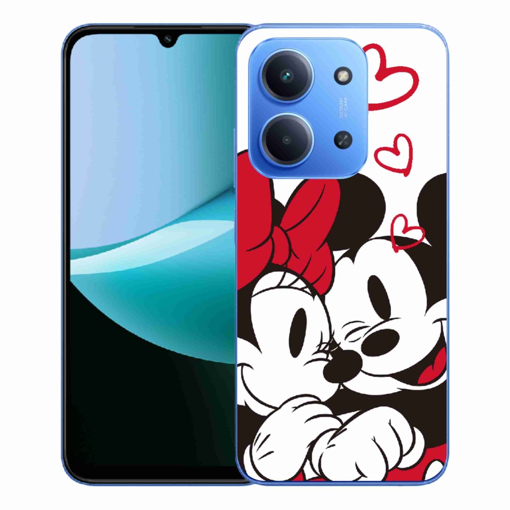 Gelový kryt mmCase na Xiaomi Redmi 15C 4G/5G (173mm) - minnie a mickey