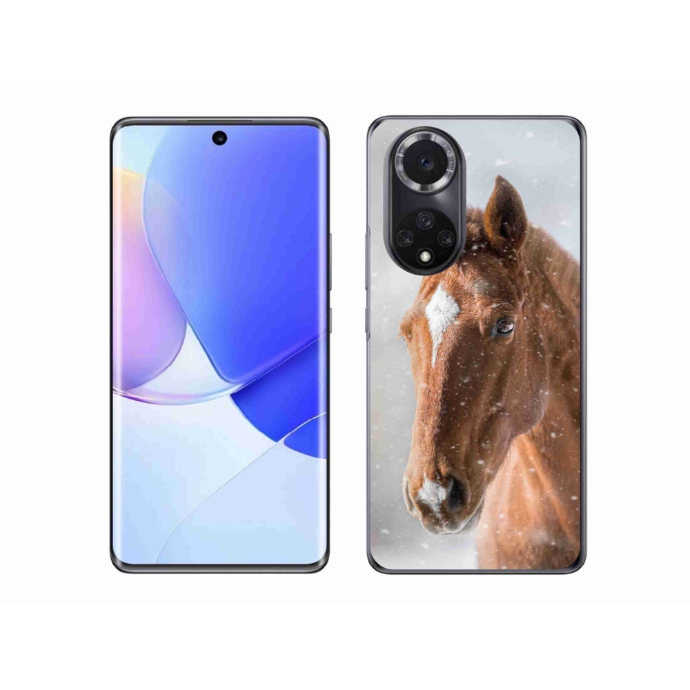 Gelový kryt mmCase na Honor 50 - hnědý kůň 2