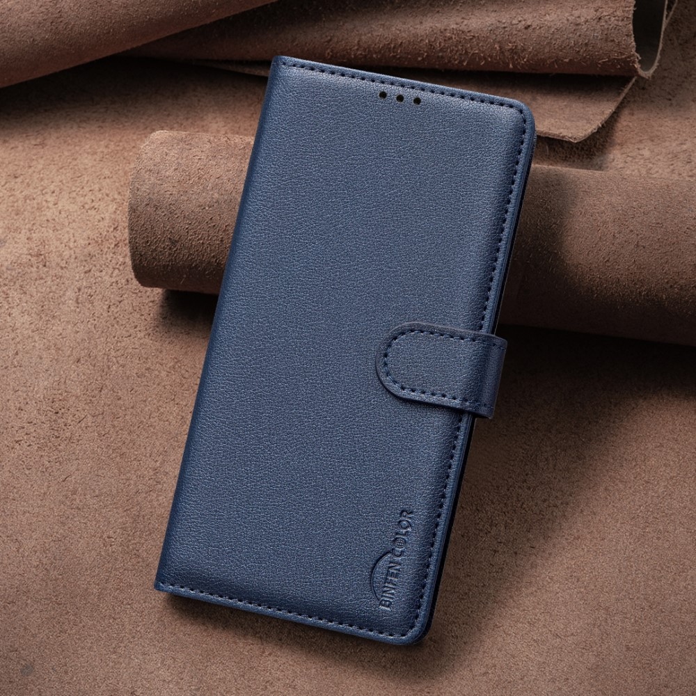 BINFEN knížkové pouzdro na Xiaomi 15 - modré