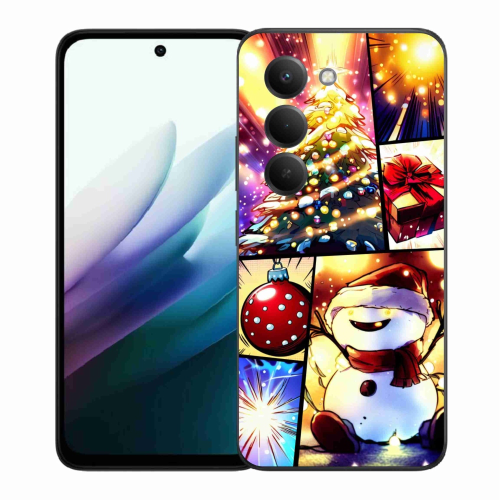 Gelový kryt mmCase na Xiaomi Redmi 15 4G/5G (171mm) - vánoční motivy 1