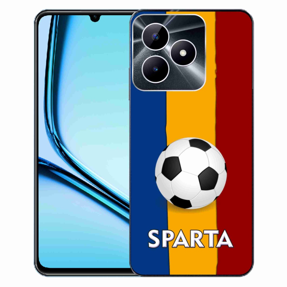 Gelový kryt mmCase na Realme Note 50 - fotbal 1