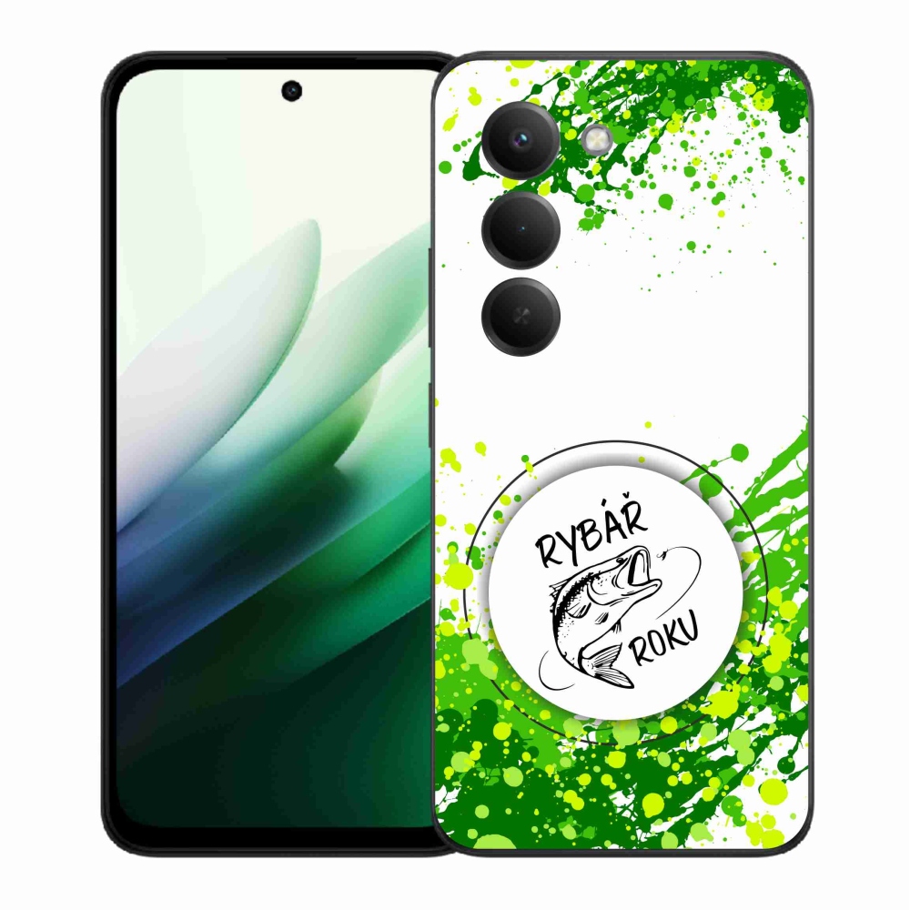 Gelový kryt mmCase na Xiaomi Redmi 15 5G (169mm) - rybář roku bílé pozadí