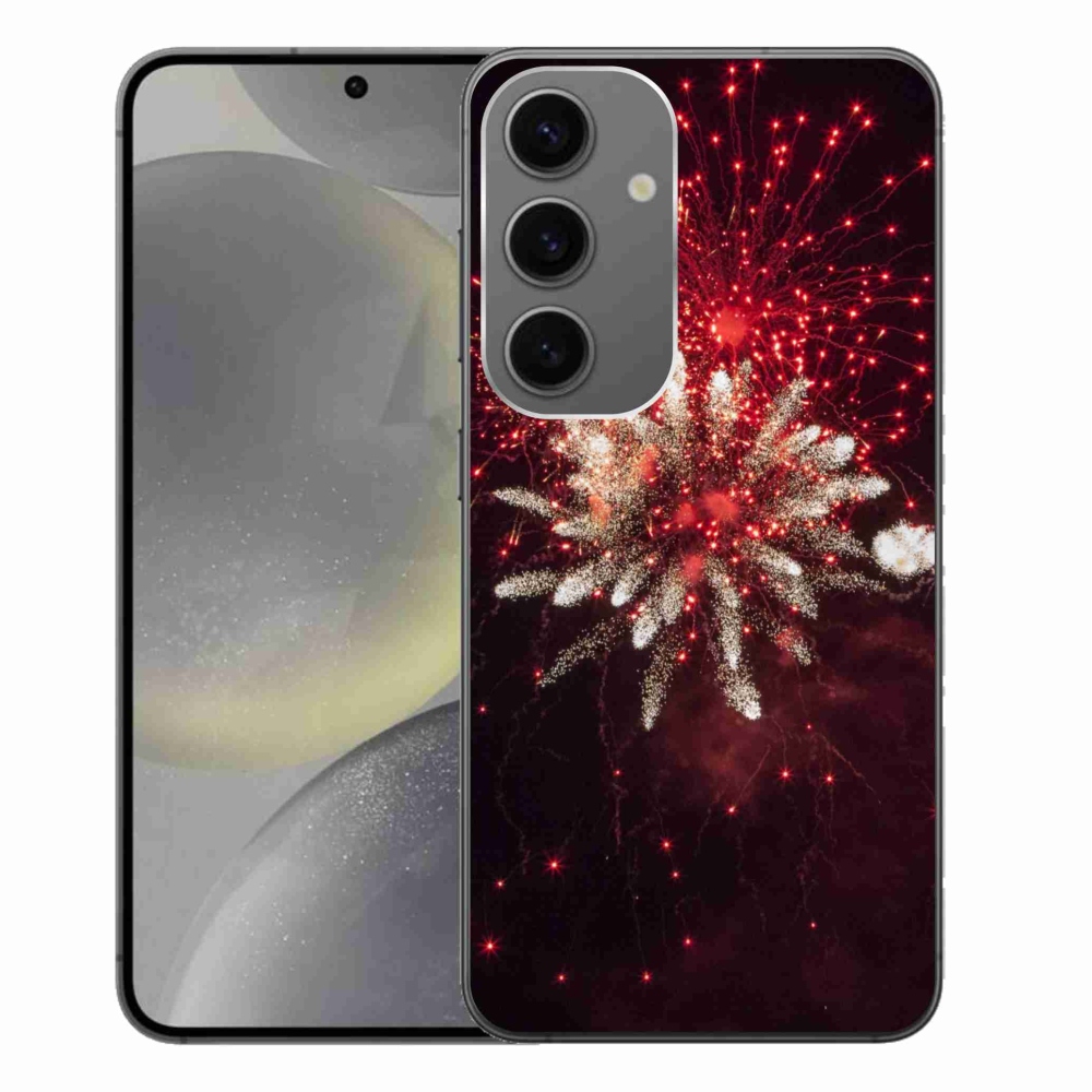 Gelový kryt mmCase na Samsung Galaxy S24+ - ohňostroj