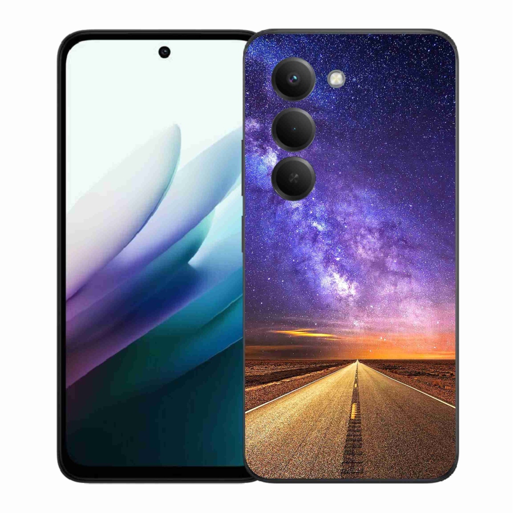 Gelový kryt mmCase na Xiaomi Redmi 15 4G/5G (171mm) - americká silnice