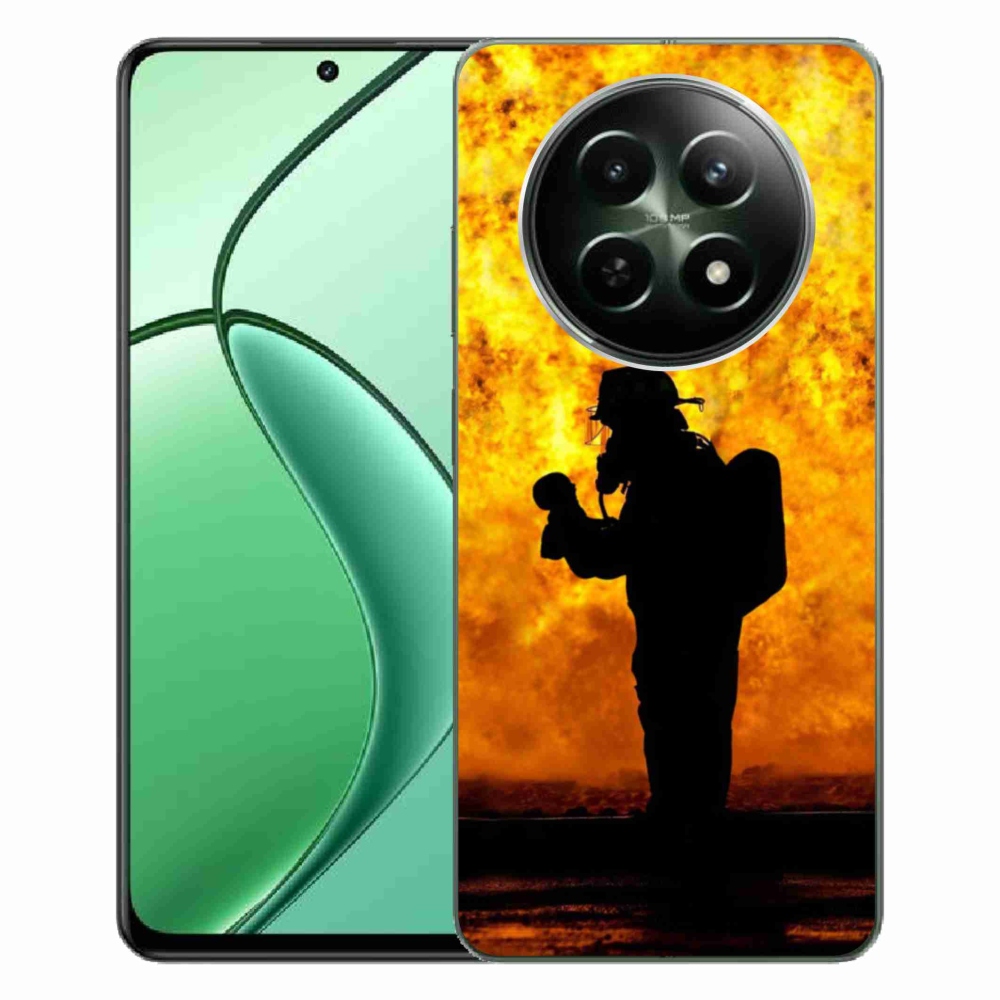 Gelový kryt mmCase na Realme 12 5G/12x 5G - hasič