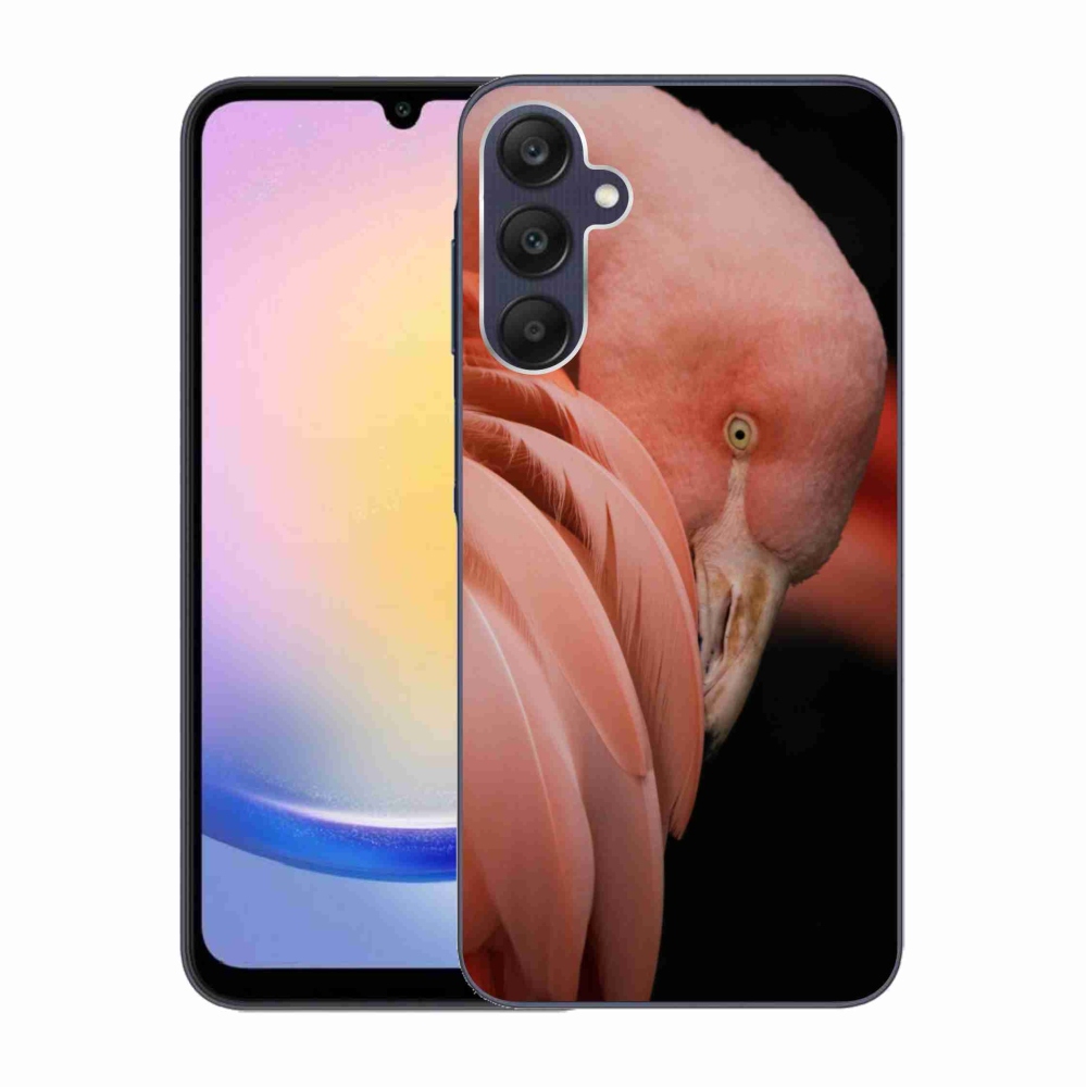 Gelový kryt mmCase na Samsung Galaxy A25 5G - plameňák 3