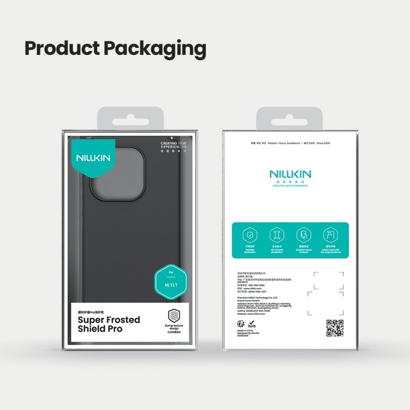 Nillkin Super Frosted PRO Zadní Kryt pro Xiaomi 15T Black