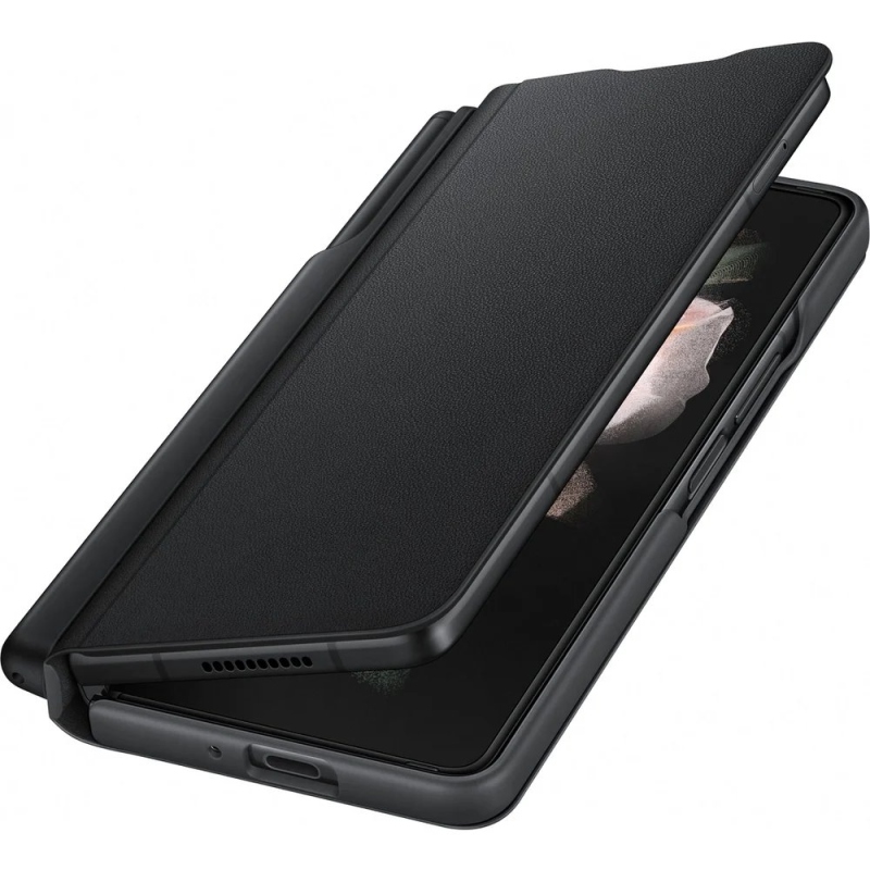 EF-FF92PCB Samsung Flipové Pouzdro + S Pen pro Galaxy Z Fold 3 Black