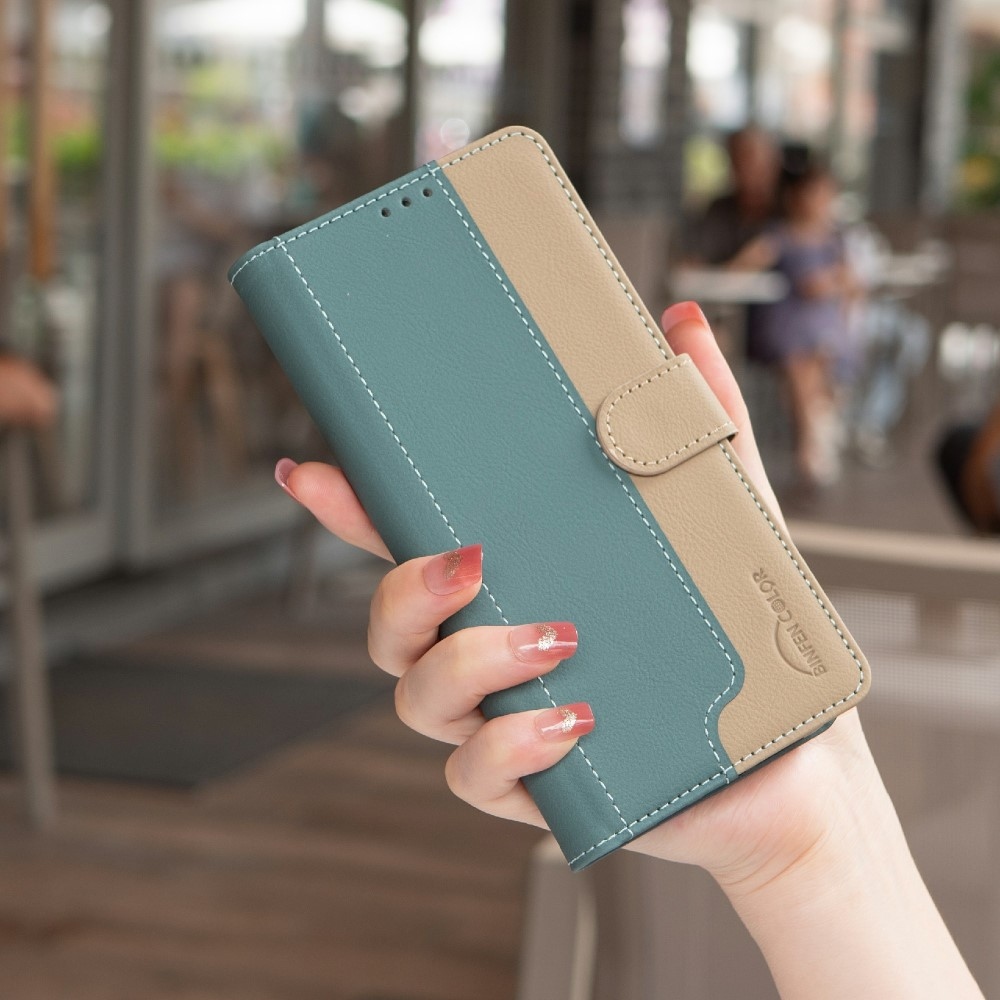 BNF DUO knížkové pouzdro na Xiaomi 15 - zelené
