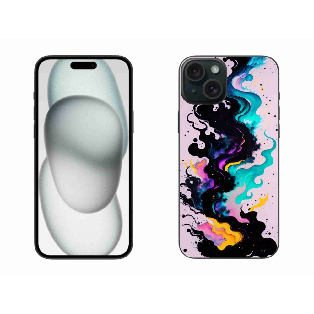 Gelový kryt mmCase na iPhone 15 Plus - abstraktní motiv 4