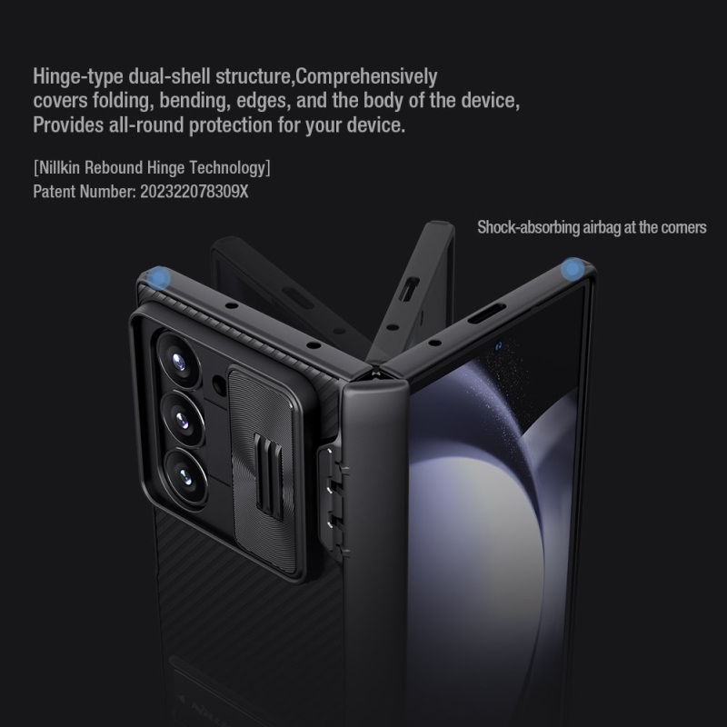 Nillkin CamShield FOLD Stand Zadní Kryt pro Samsung Galaxy Z Fold 6 Black