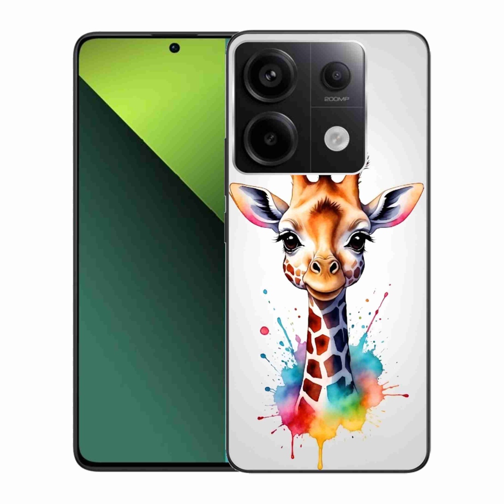 Gelový kryt mmCase na Xiaomi Redmi Note 13 Pro 5G/Poco X6 5G - žirafa 1