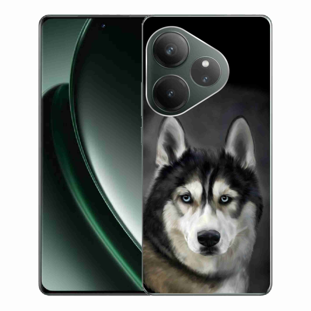 Gelový obal mmCase na Realme GT 6 5G/GT 6T 5G - husky