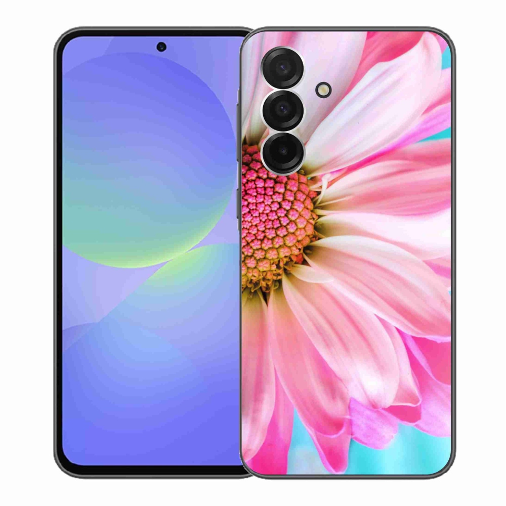Gelový kryt mmCase na Samsung Galaxy A36 5G - růžová květina