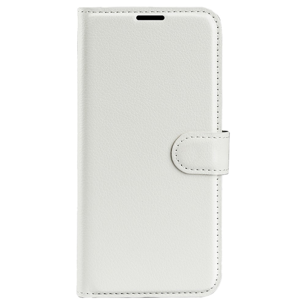 Litchi knížkové pouzdro na Xiaomi Redmi A3 - bílé