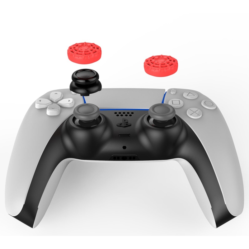 iPega P5029 Silikonové Krytky Ovládacích Páček pro PS5/PS4 4ks Red/Blue