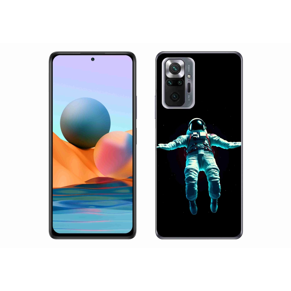 Gelový kryt mmCase na Xiaomi Redmi Note 10 Pro - kosmonaut