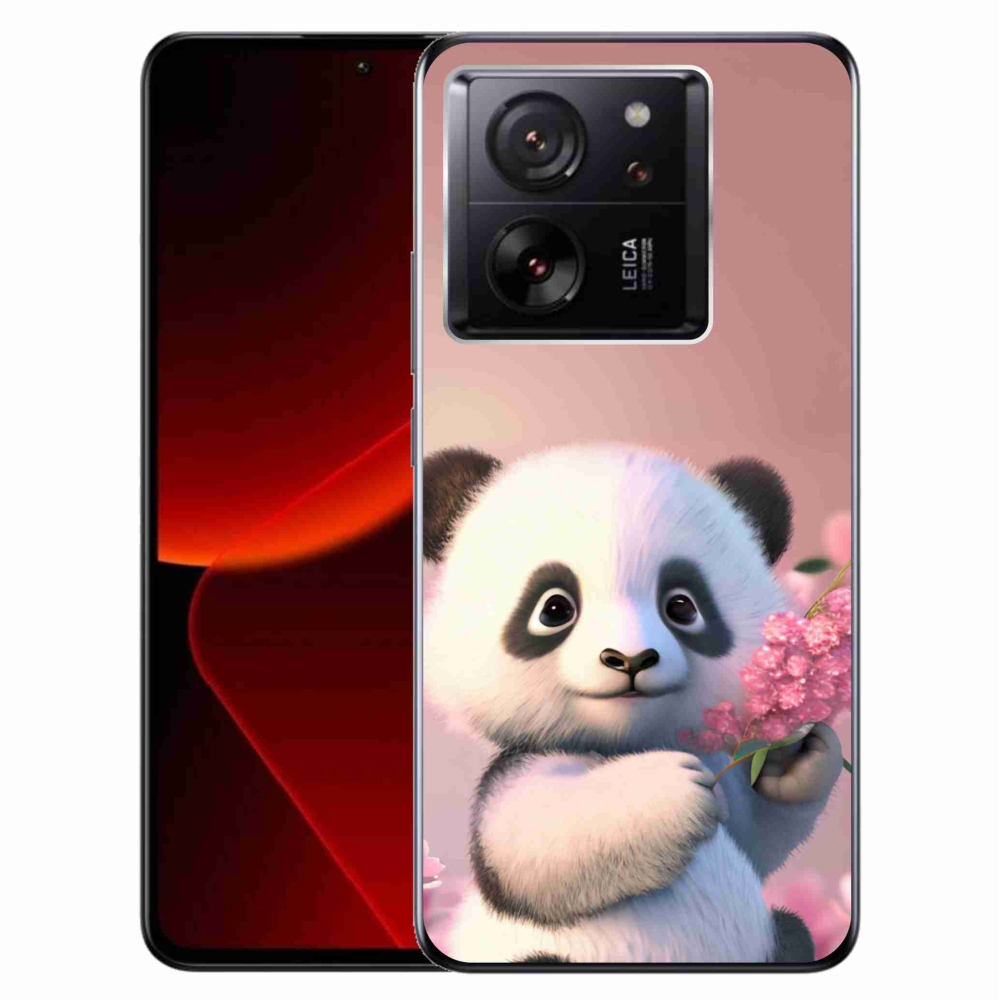 Gelový kryt mmCase na Xiaomi 13T/13T Pro - roztomilá panda