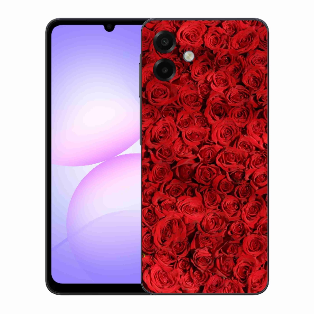 Gelový kryt mmCase na Samsung Galaxy A07 4G - růže