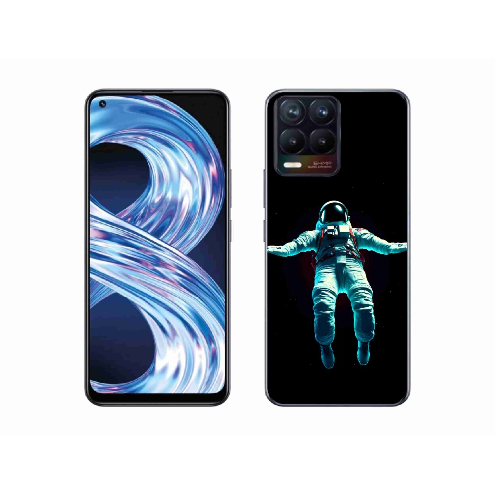 Gelový kryt mmCase na Realme 8 Pro - kosmonaut