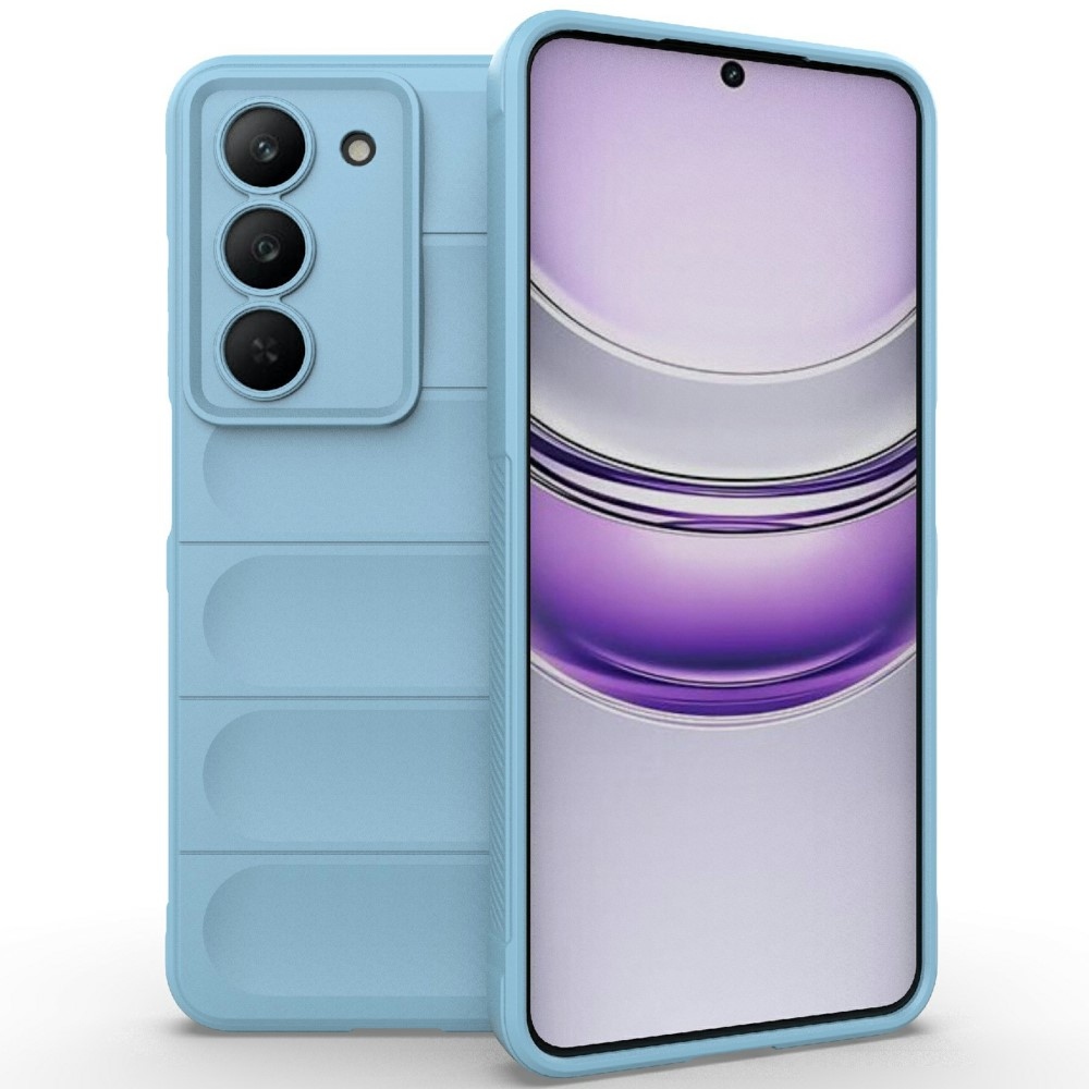 Rugg odolný gelový obal na Realme 14x 5G - světlemodrý