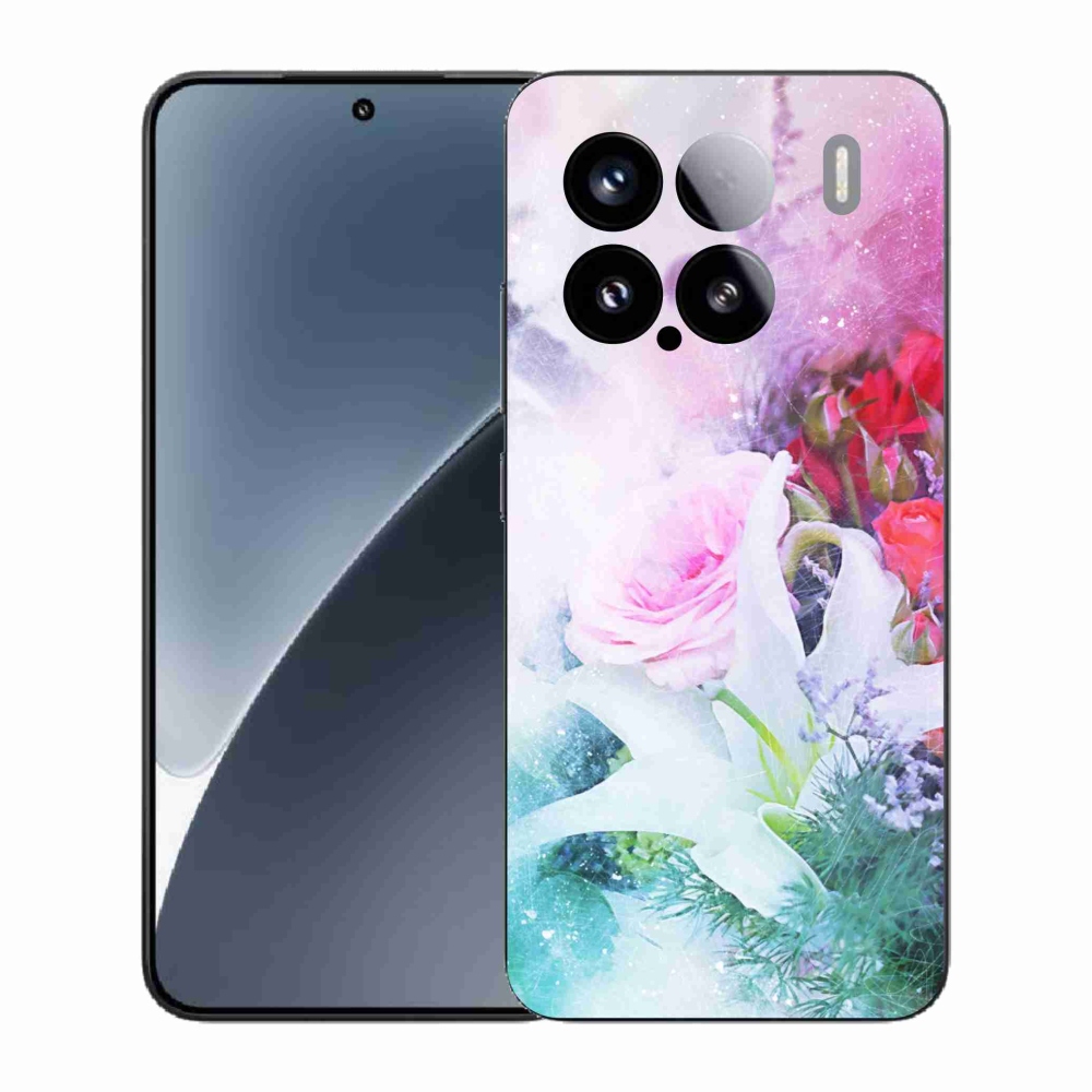 Gelový kryt mmCase na Xiaomi 15 - květiny 4