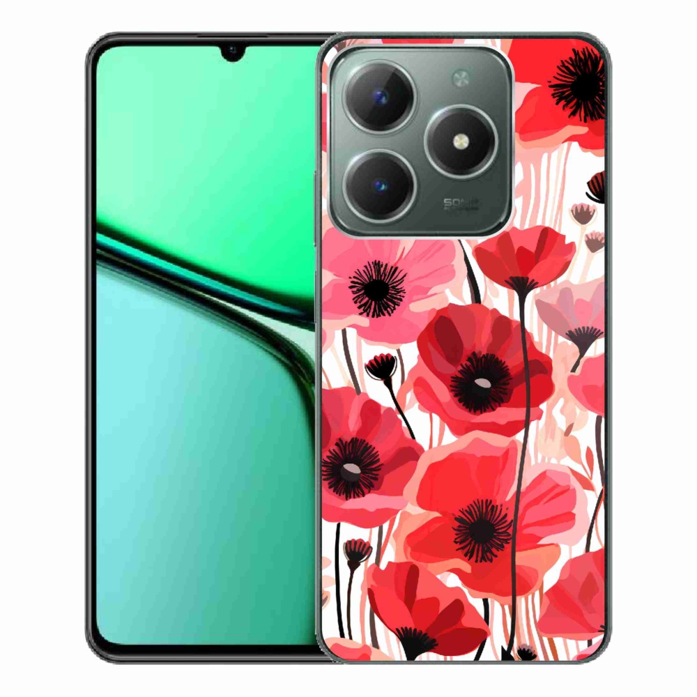 Gelový kryt mmCase na Realme C61 - vlčí mák 1