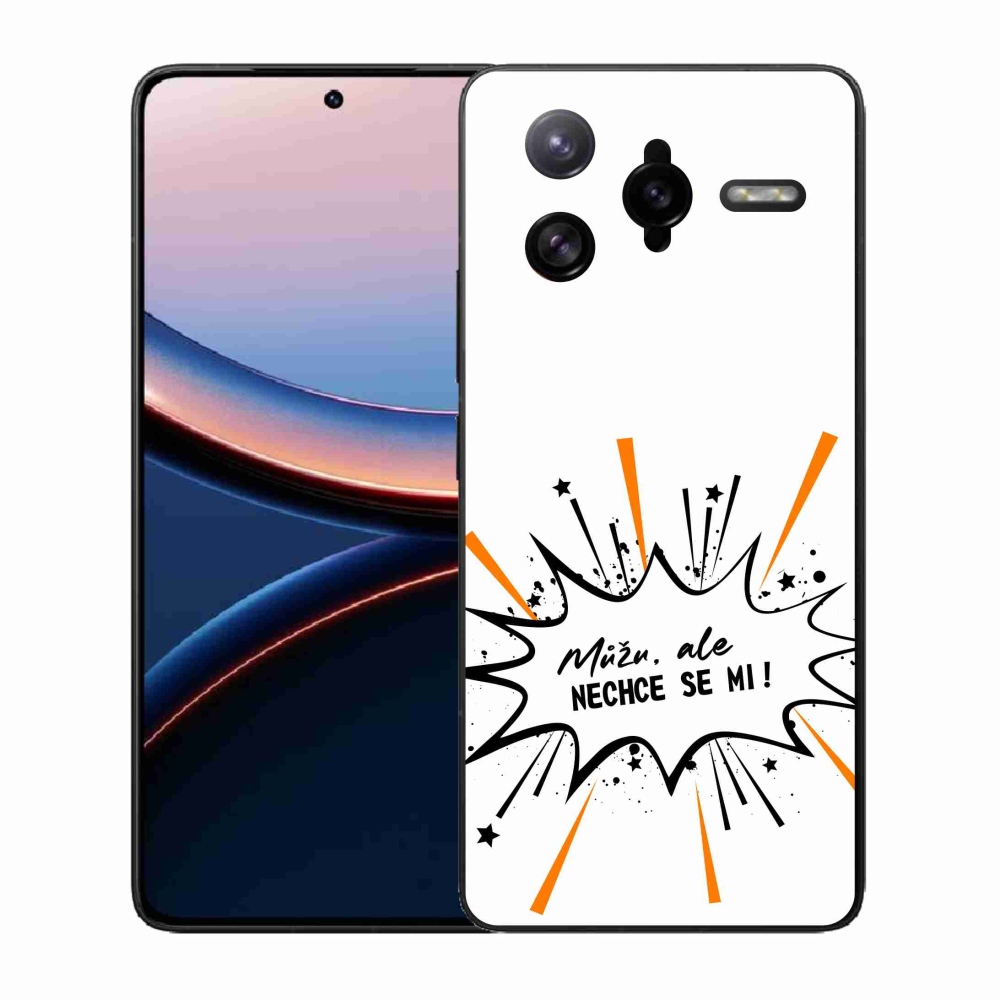 Gelový kryt mmCase na Xiaomi Poco F7 Ultra - vtipný text 11 bílé pozadí