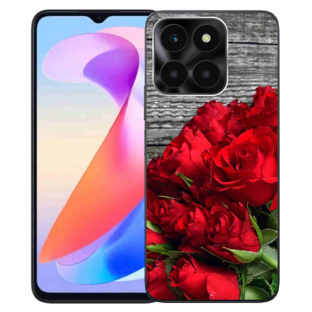 Gelový kryt mmCase na Honor X6a - červené růže