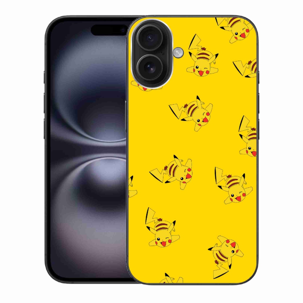 Gelový kryt mmCase na iPhone 16 Plus - pikachu