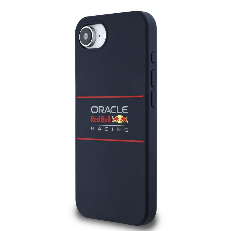 Red Bull Silicone Horizontal Logo MagSafe Zadní Kryt pro iPhone 16e Navy