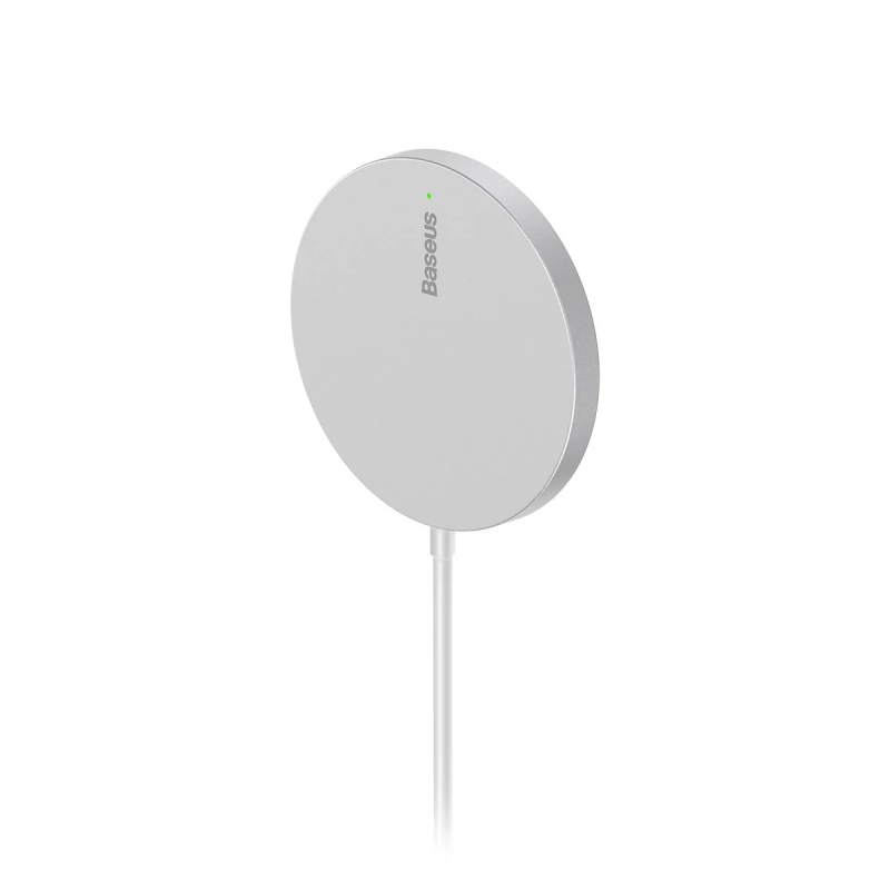 Baseus Simple Mini3 Magnetická Bezdrátová Nabíječka 15W White