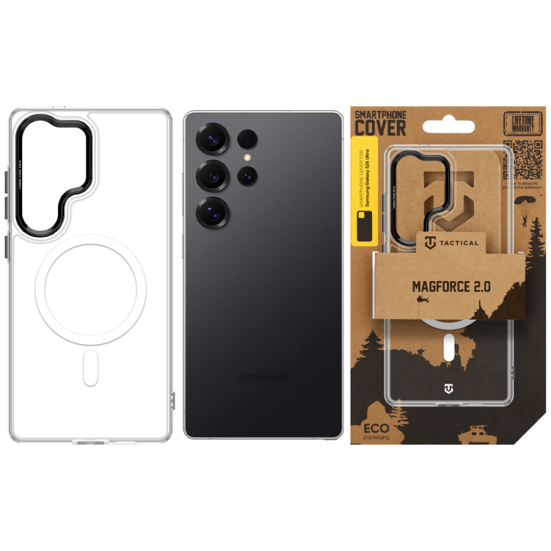 Tactical MagForce 2.0 Kryt pro Samsung Galaxy S25 Ultra Black