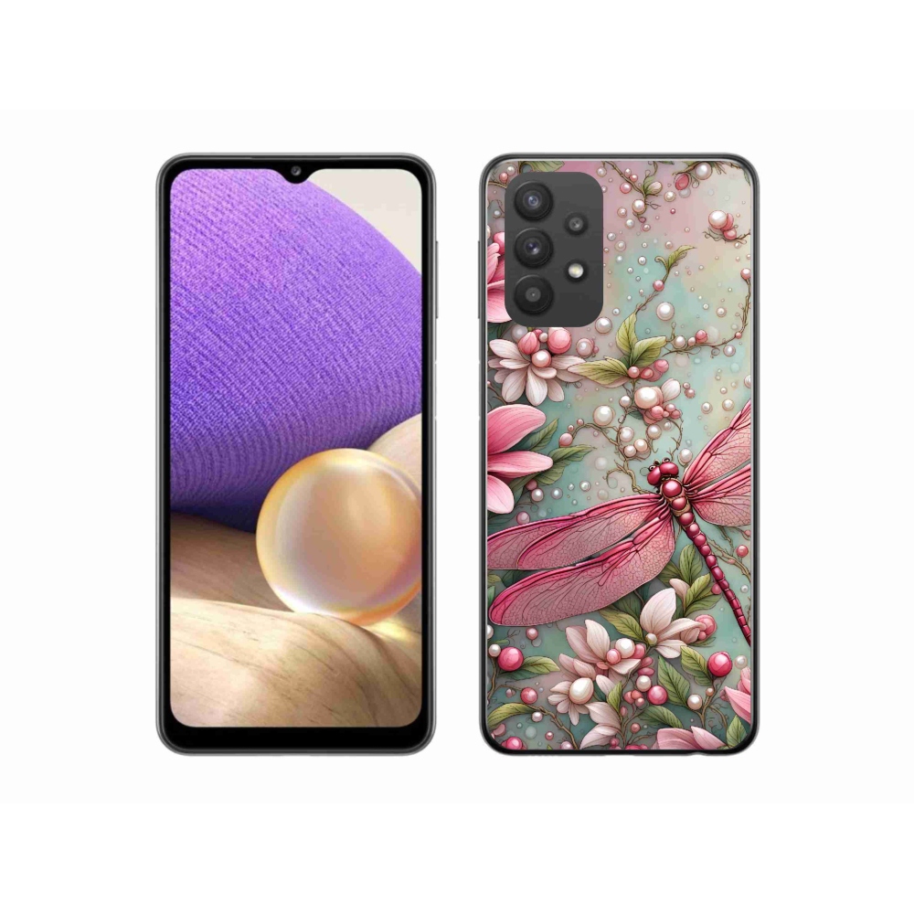 Gelový kryt mmCase na Samsung Galaxy A32 5G - vážka