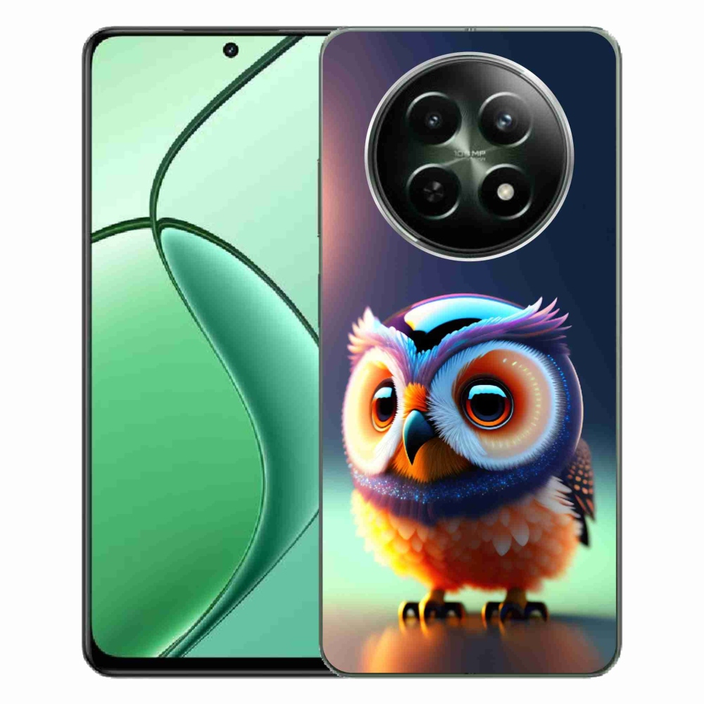 Gelový kryt mmCase na Realme 12 5G/12x 5G - sovička