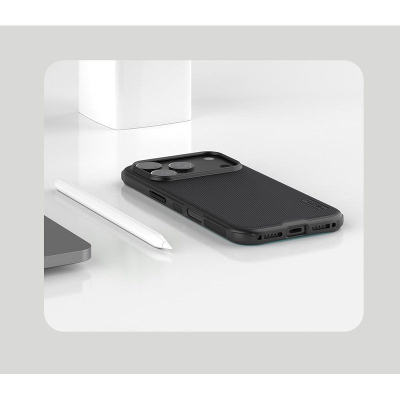 Nillkin Super Frosted PRO Magnetic Zadní Kryt pro Apple iPhone 17 Pro Max Black