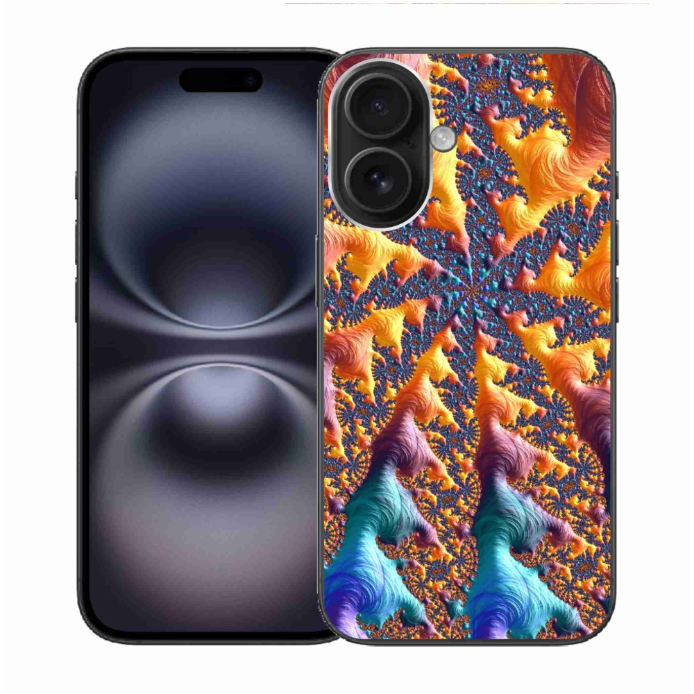 Gelový kryt mmCase na iPhone 16 - abstraktní motiv 23