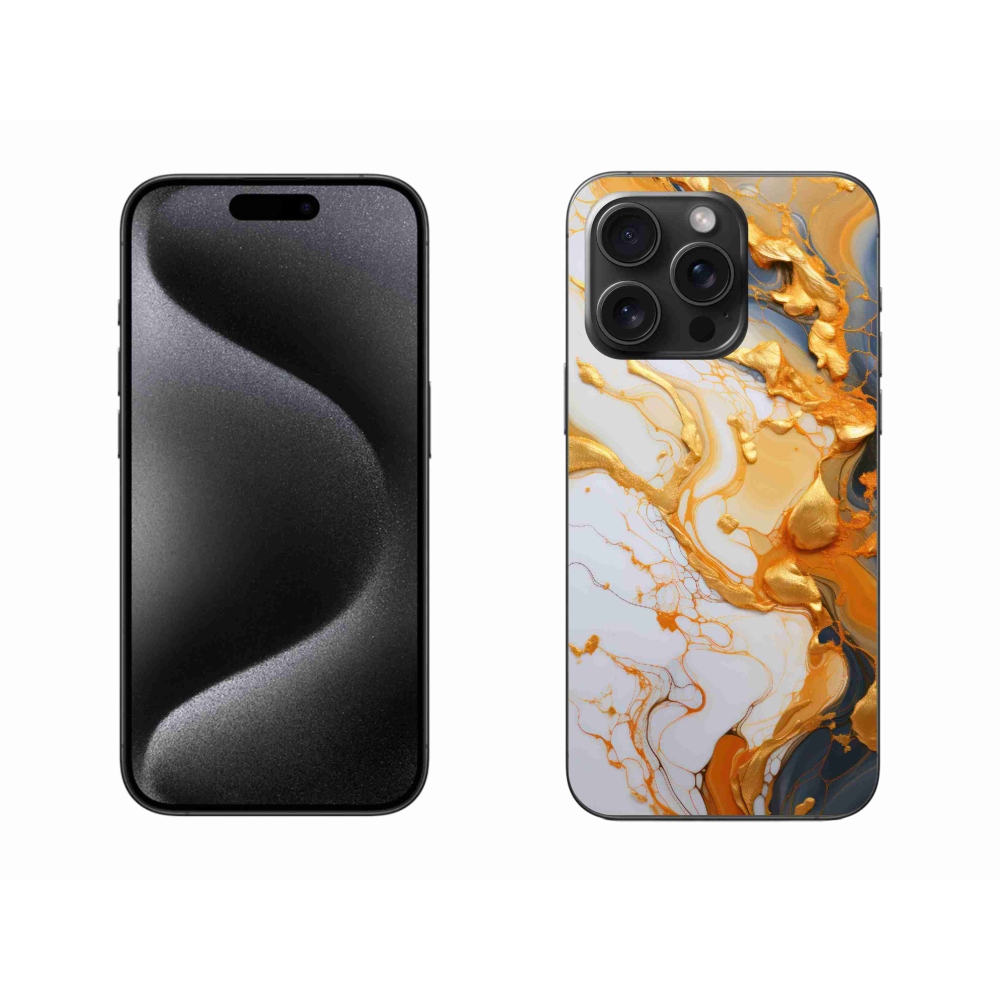 Gelový kryt mmCase na iPhone 15 Pro Max - abstraktní motiv 6