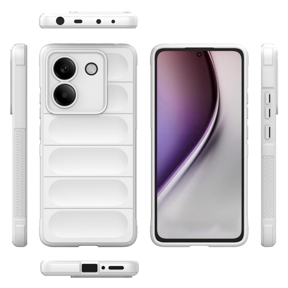 Rugg odolný gelový obal na Xiaomi Poco M7 Pro 5G - bílý