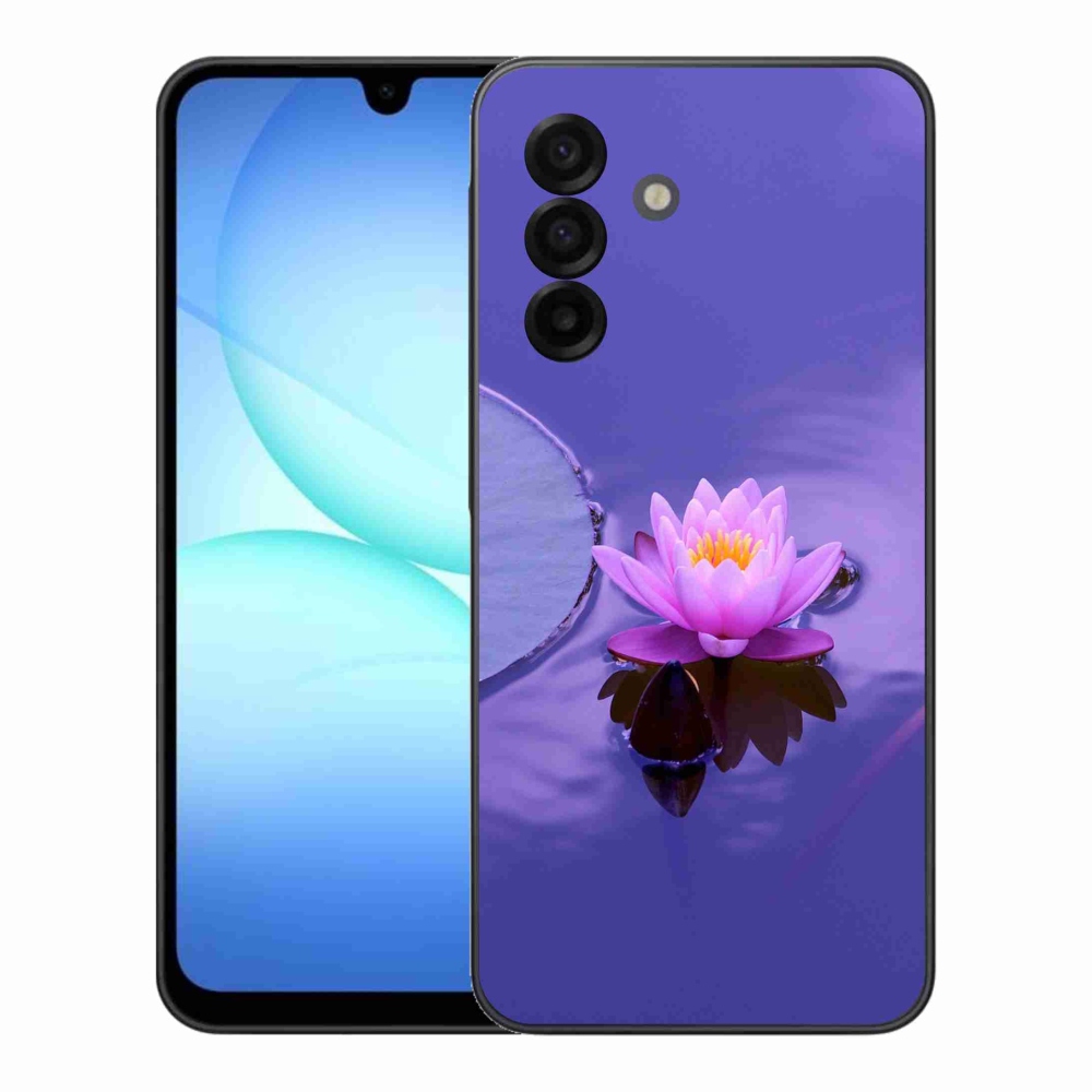 Gelový kryt mmCase na Samsung Galaxy A17 4G/5G - květ na hladině