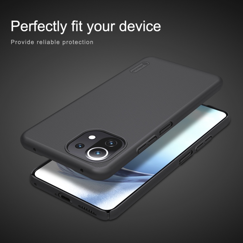Nillkin Super Frosted Zadní Kryt pro Xiaomi Mi 11 Lite 4G/5G/5G NE Black