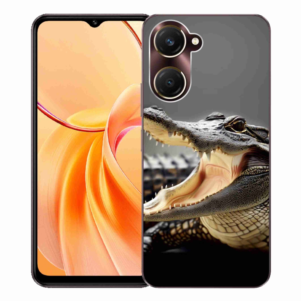 Gelový kryt mmCase na Vivo Y28s 5G - krokodýl