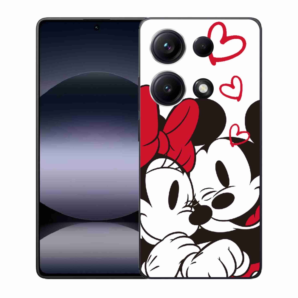 Gelový kryt mmCase na Xiaomi Redmi Note 14S - minnie a mickey