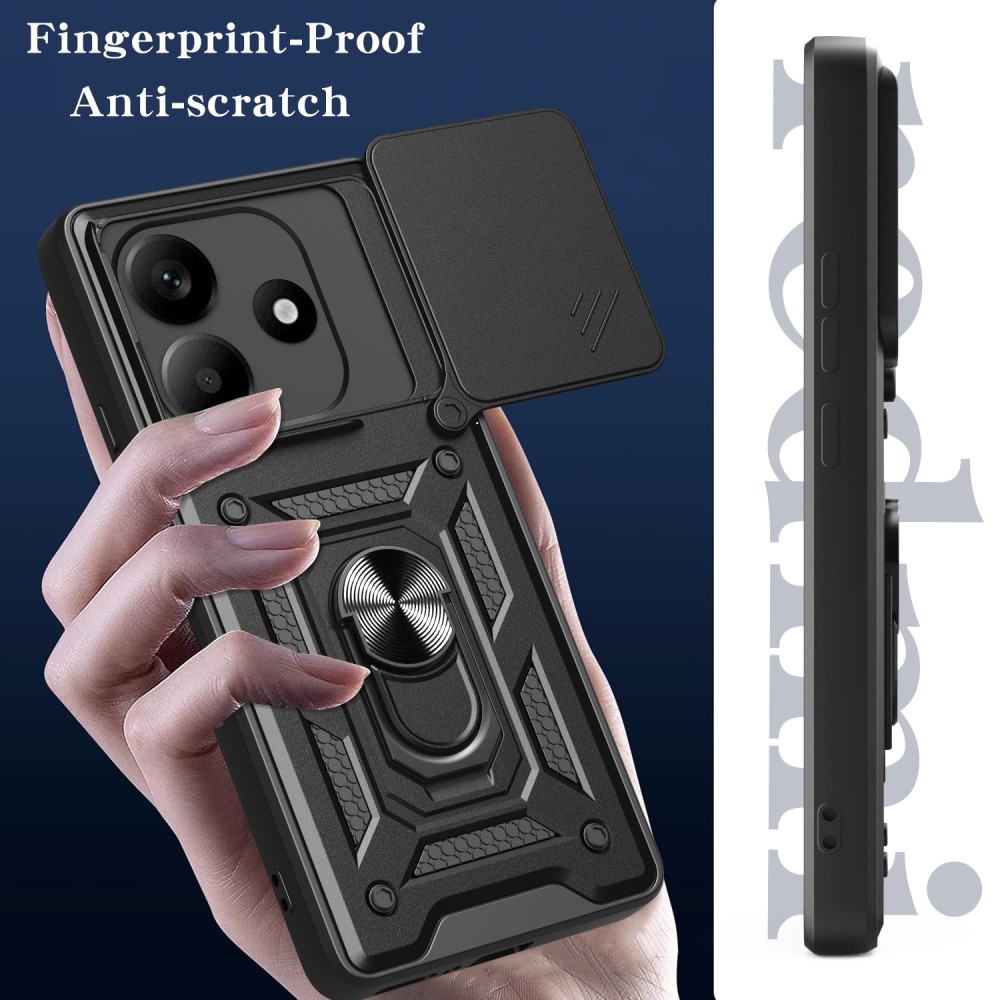 Slide odolný kryt na Xiaomi Redmi Note 14 5G - černý