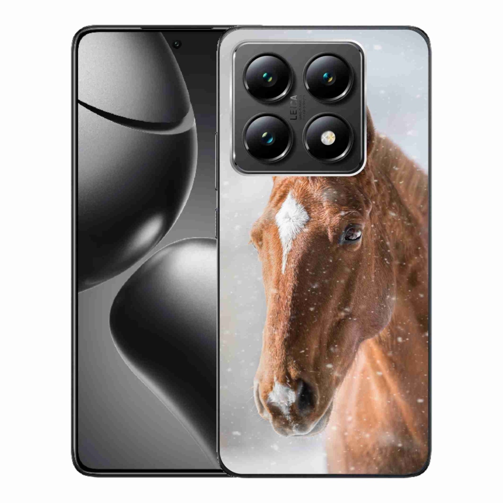 Gelový kryt mmCase na Xiaomi 14T - hnědý kůň 2
